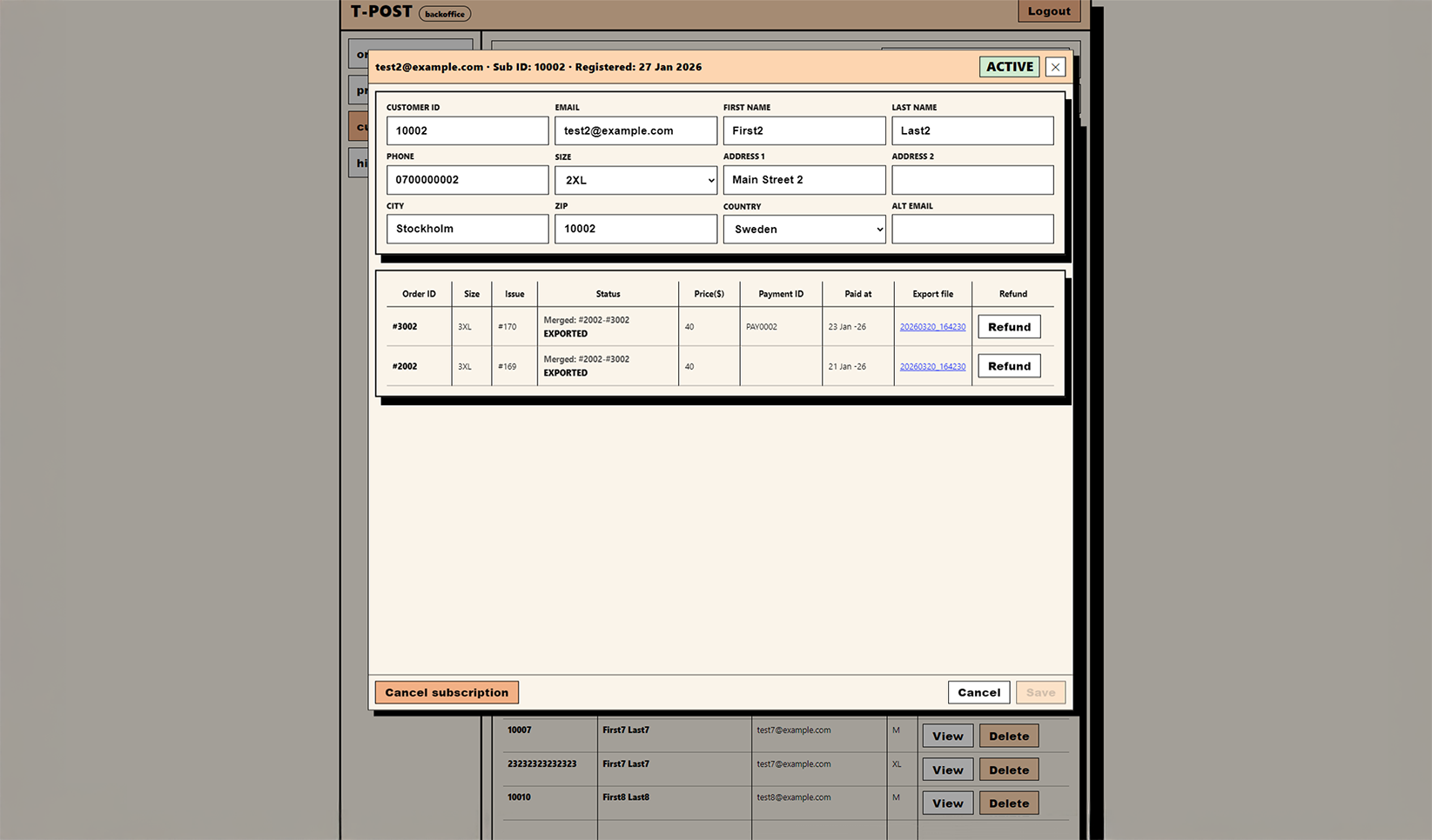 Inventory App screen 3